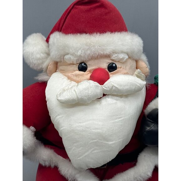 Christmas Santa Plush Stuffed Animal About 13" By Main Joy Used READ - Picture 2 of 10